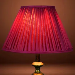 lampenschirm india Premium Softback 30cm Empire Silk Lampshade (Red)-picture-14