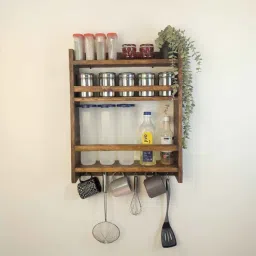 symplify Claudia Wooden Kitchen Storage Rack-picture-33