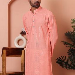 Jompers Men Ethnic Motifs Anarkali Kurta-picture-34