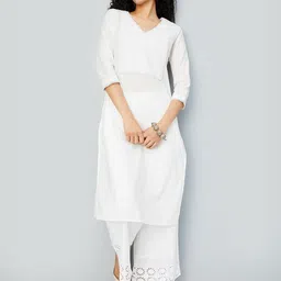 max Women Embroidered Chikankari Anarkali Kurta-picture-34