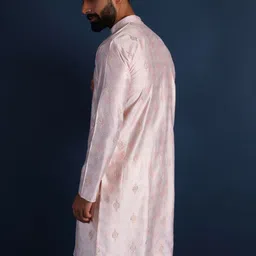 Lightpole Men Thread Work Handloom Anarkali Kurta image 3