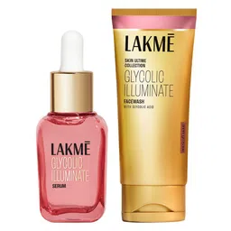 Lakme Glycolic Illuminate Face Serum 30ml & Facewash with Glycolic Acid 100g-34