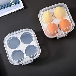 KAZARMAA Set Of 4 Assorted Ultra Soft Blender Makeup Sponge With Case-46