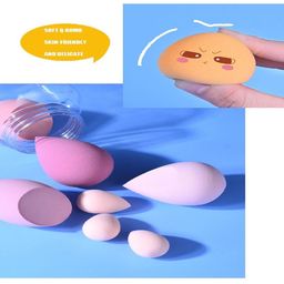 Lenon Set Of 7 Washable Makeup Soft Sponge With Jar image 4