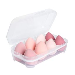 CHRONEX Set Of 8 Professional Makeup Blender Sponge With Case image 3