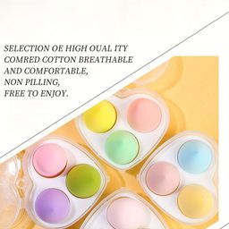 CHRONEX Set Of 3 Assorted Makeup Sponge Blender Set image 5