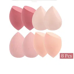 CHRONEX Set Of 8 Professional Makeup Blender Sponge With Case image 2