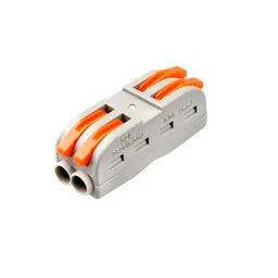 CH-812 0.08-2.5mm SPL-2 Pole Wire Connector with Spring Lock Lever for 2 Wire line Connection image 1