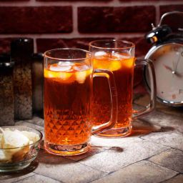 Transparent Glass 570 ml (Set of 2) Beer Mugs-image-14
