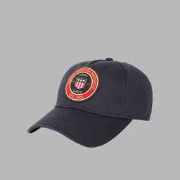 GANT Unisex Kids Blue Printed Pure Cotton Base Ball Cap-image-82