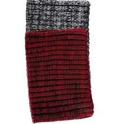 Bharatasya Men Black & Maroon Pack Of 2Woolen Beanies-image-74