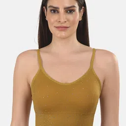 mod & shy Mustard Bralette Bra Lightly Padded-44
