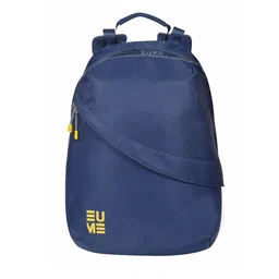 EUME Unisex Navy Blue & Yellow Crystal Backpack-56