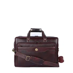 HiLEDER Unisex Pure Leather Laptop Bag-45