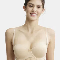 Jockey Under Wired Padded Soft Touch Full Coverage Multiway Styling Strapless Bra-1831-30