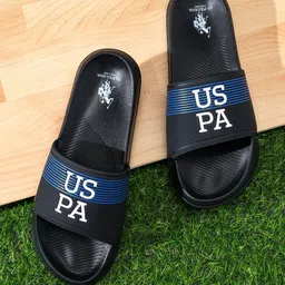 U.S. Polo Assn. Men Printed Sliders-18