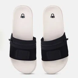 United Colors of Benetton Men Self Design Sliders-19