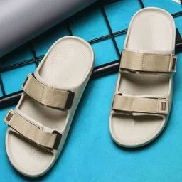 HRX by Hrithik Roshan Men Brown Rubber Sliders-34
