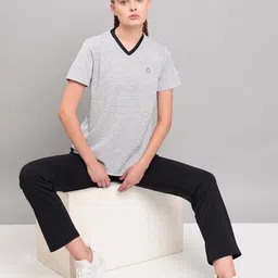 Technosport V-Neck Antimicrobial Sports T-shirt-picture-39