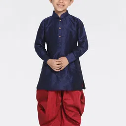 JBN Creation Boys Mandarin Collar Kurta With Dhoti Pants-23
