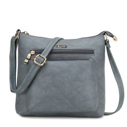 Exotic Grey PU Swagger Sling Bag-37