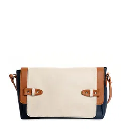 Bagsy Malone Women Colourblocked PU Bucket Sling Bag-36