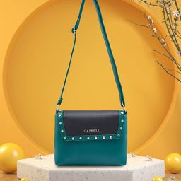 Caprese Colourblocked Structured Shoulder Bag-44