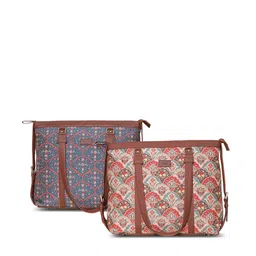ZOUK Ethnic Motifs Structured Shoulder Bag-22