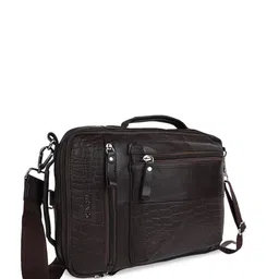CIMONI Textured Structured Leather Sling Bag image 5
