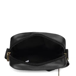 THE CLOWNFISH Black Structured Sling Bag image 3