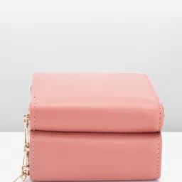 Sasimo Printed PU Structured Sling Bag image 4
