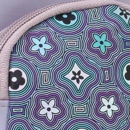 Spice Art Mauve Printed PU Structured Sling Bag image 5