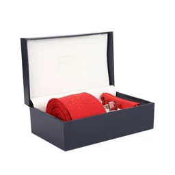 Peter England Men Red & Silver-Toned Accessory Gift Set-image-83