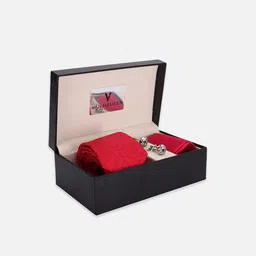 Van Heusen Men Tie Pocket Square And Cufflink Accessory Gift Set-98