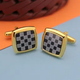 Kavove Black & White  Square Cufflink-image-95