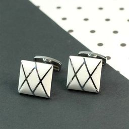 Tossido Men Textured Brass Metal Premium Cufflink-image-87