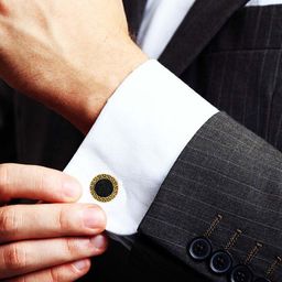 LeCalla Round Fashion Cufflink-image-23