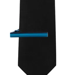 The Tie Hub Blue Solid Tiebar-image-48