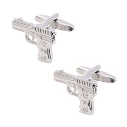 The Tie Hub Silver-Plated Shot Gun Cufflink-28
