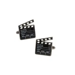 The Tie Hub Black & White Cufflinks-image-15