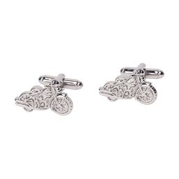 The Tie Hub Silver-Toned Quirky Cufflinks-image-33