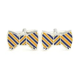 PELUCHE Yellow & Blue Quirky Cufflink-image-12
