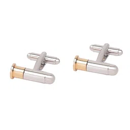 The Tie Hub Silver-Toned Quirky Cufflinks-image-35