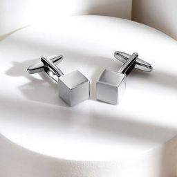 Peora Men Silver Plated Cufflink-image-72