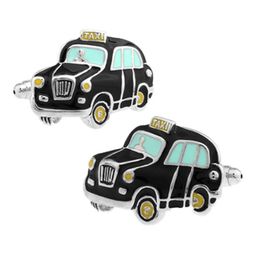 The Tie Hub Black & Blue Quirky Cufflinks-image-15