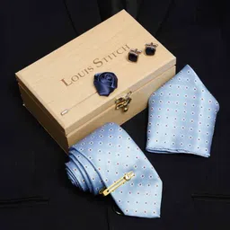 LOUIS STITCH Men Italian Silk Necktie Accessory Gift Set-picture-42