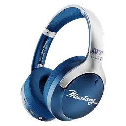BOULT AUDIO Mustang Q FGHP247QQQ Bluetooth Gaming Headphone with Environmental Noise Cancellation (Boom X Technology, Over Ear, Blue)-5