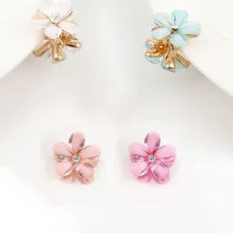 LYTIX Girls Assorted Set of 6 Floral Claw Clip-101