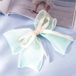 Rubans Beaded Bow Tic Tac Hair Clip-30