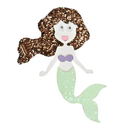 Aye Candy Girls Embellished Mermaid Alligator Hair Clip-35